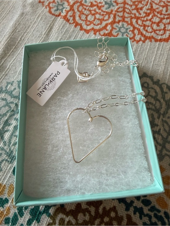 Park Lane Jewelry - Park Lane Silver Juliet Open Heart Pendant Necklace - Silver NIB